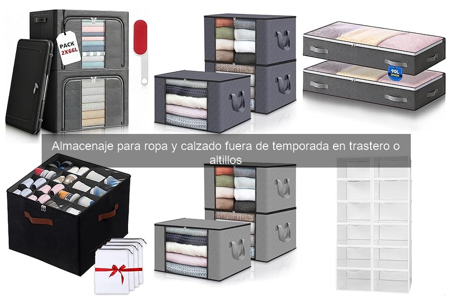 Mejores soluciones de almacenaje de calzado para trasteros pequeños