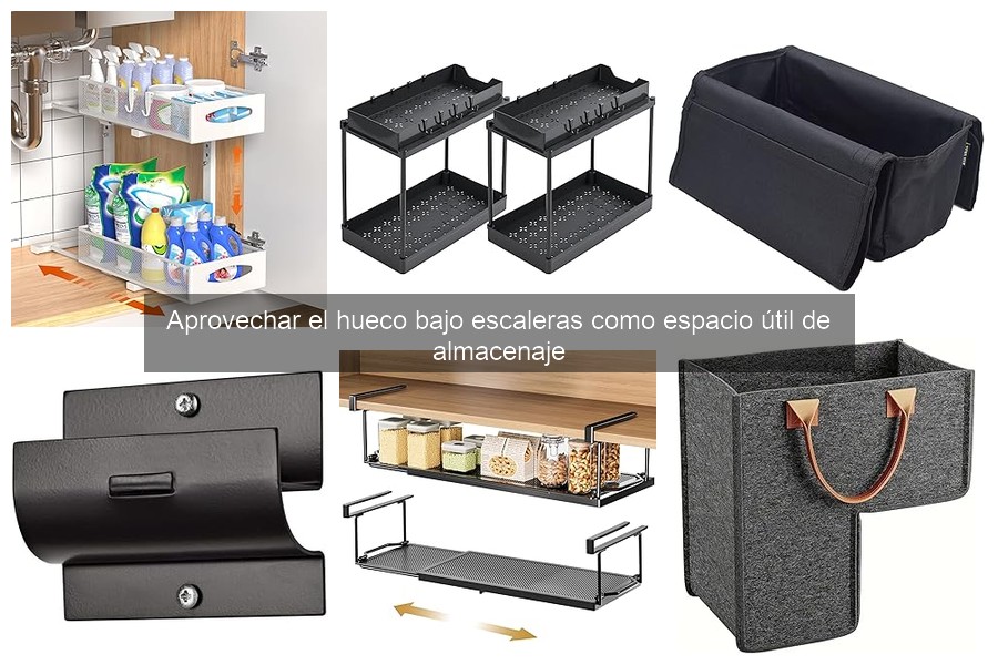 Mejores soluciones de almacenamiento para huecos bajo escaleras