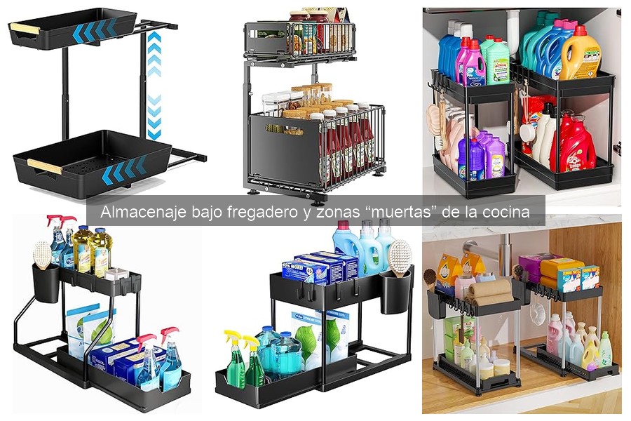 Mejores soluciones para aprovechar zonas muertas en la cocina
