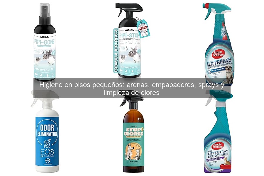 Mejores sprays para eliminar olores en pisos pequeños