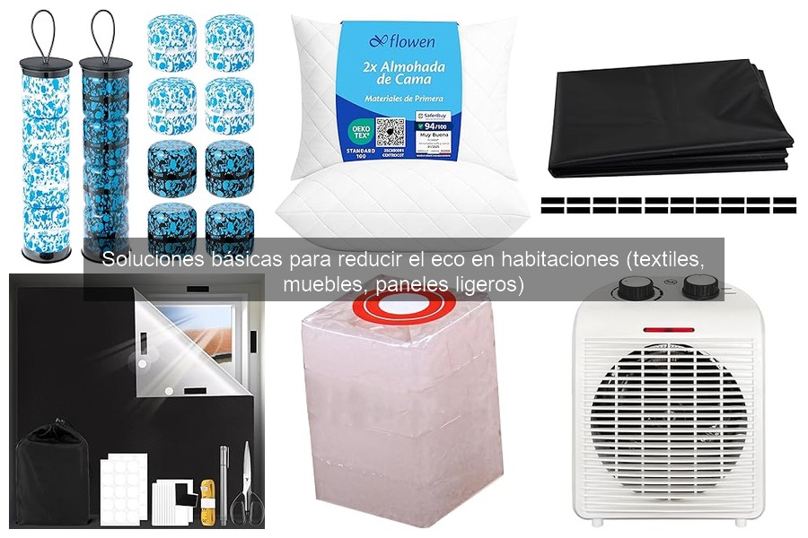 Muebles que Reducen el Eco en Habitaciones Pequeñas