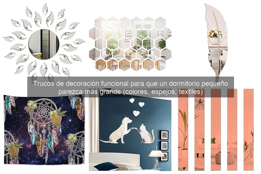 Obras de arte para dar profundidad a un dormitorio pequeño
