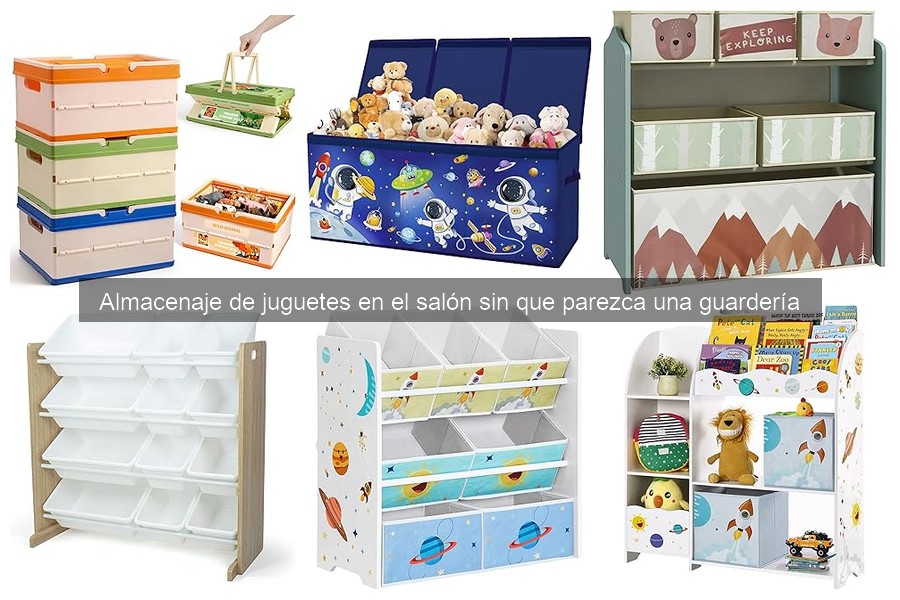 Oculta juguetes en el salón sin parecer una guardería