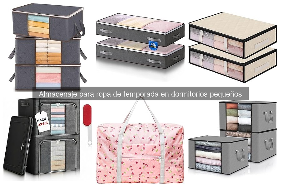 Opciones de Almacenaje para Ropa de Temporada en Dormitorios
