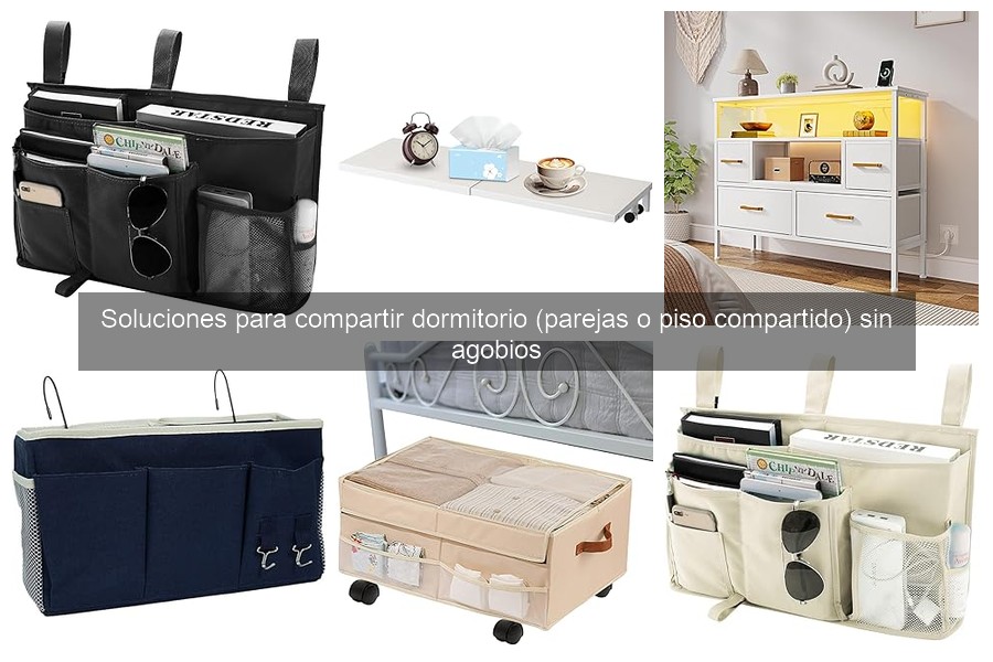 Opciones de almacenamiento en dormitorios compartidos