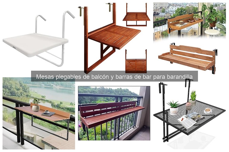 Opiniones de mesas plegables de balcón: ventajas y desventajas