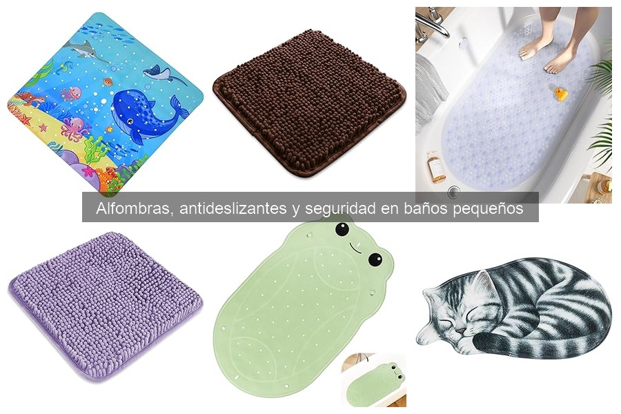 Opiniones sobre alfombras antideslizantes para baños pequeños