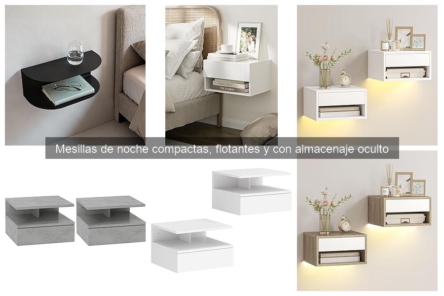 Opiniones sobre mesillas de noche con almacenaje oculto