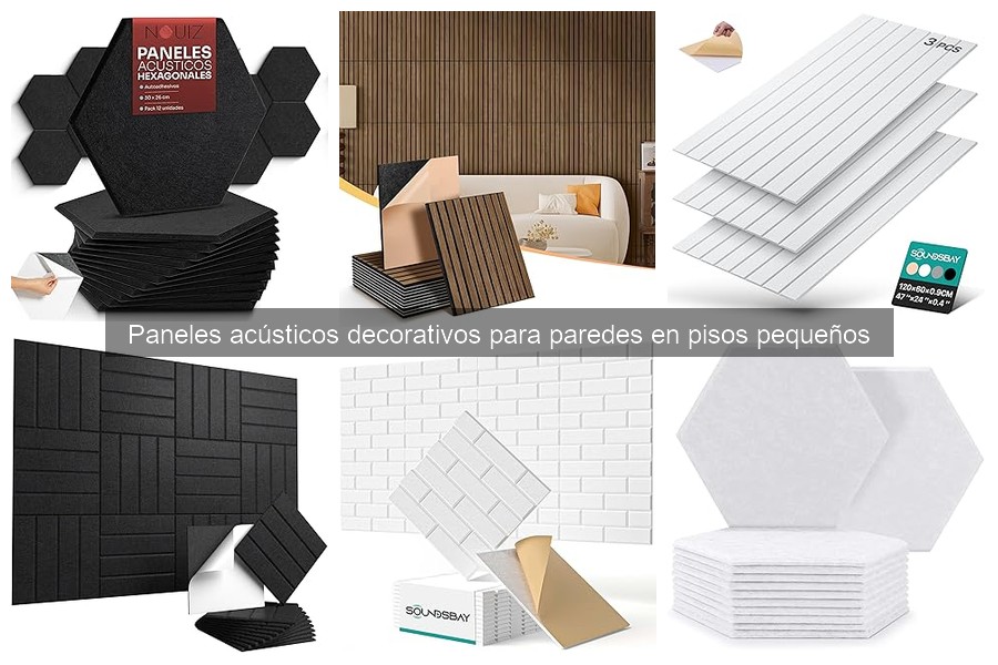 Opiniones sobre paneles acústicos decorativos en pisos pequeños