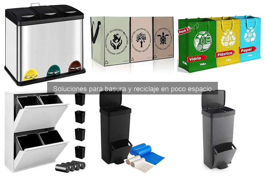 Optimiza el espacio para basura y reciclaje en tu apartamento