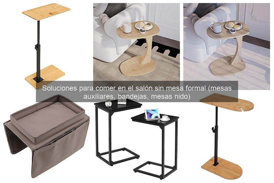 Optimiza el uso de bandejas al comer en el salón