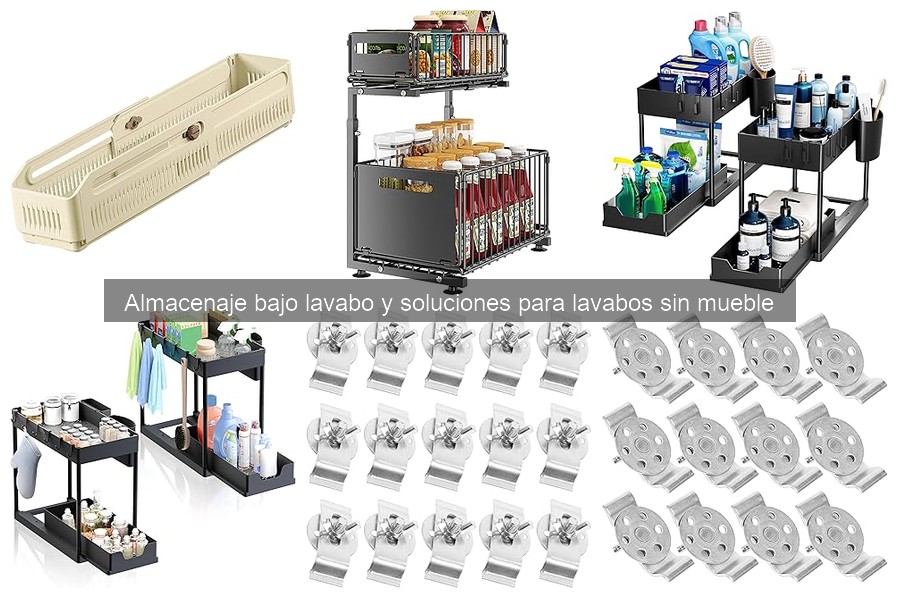 Organiza el espacio bajo el lavabo: consejos prácticos