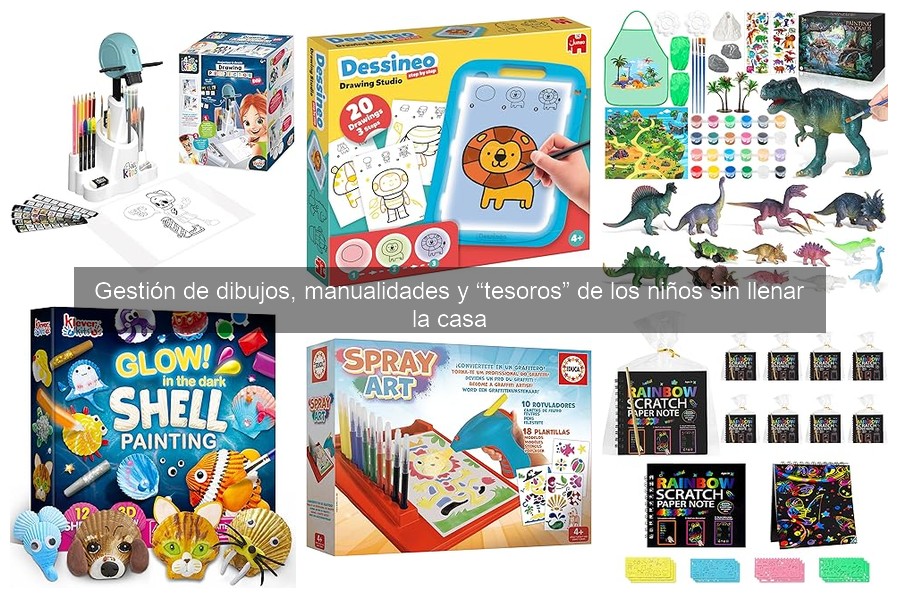 Organiza los dibujos de tus hijos sin desorden en casa