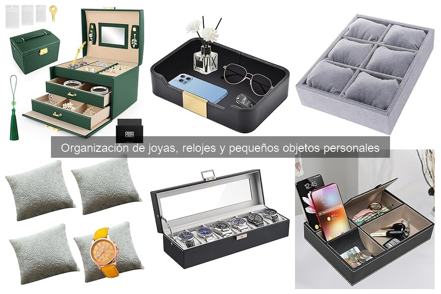 Organiza relojes y joyas: consejos prácticos y efectivos