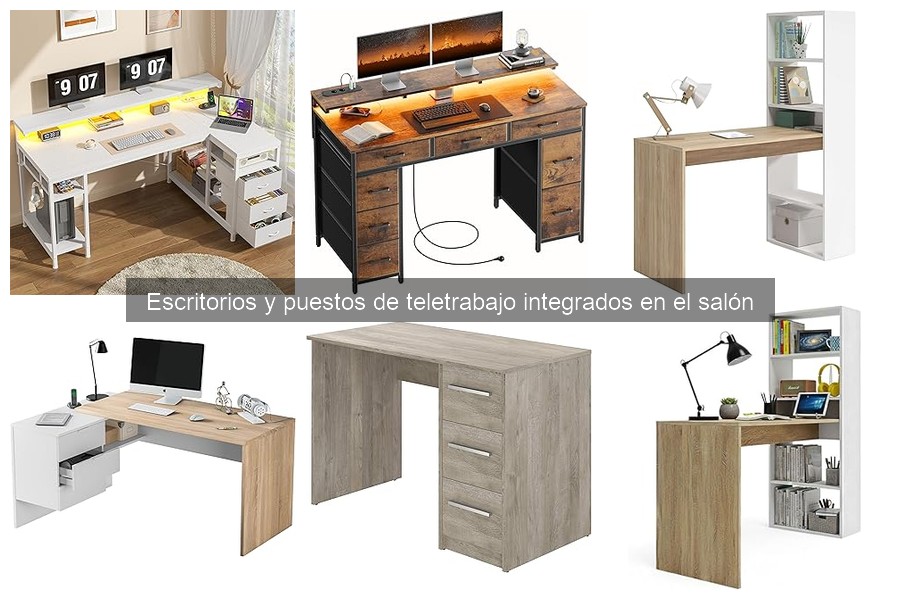 Organiza tu salón: un puesto de teletrabajo funcional