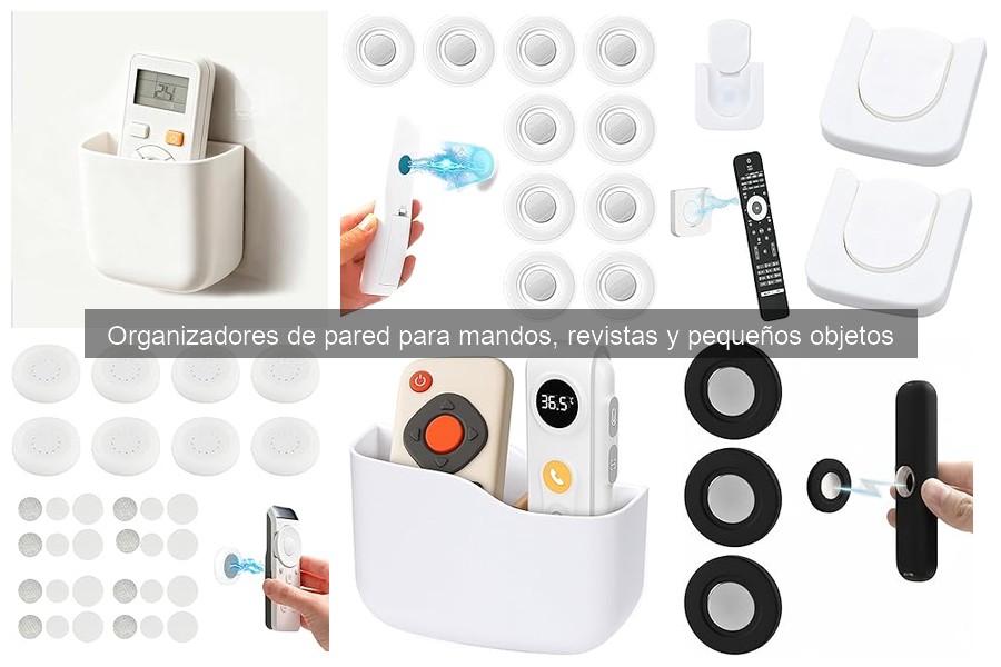 Organizador de pared multifuncional: almacenamiento y decoración