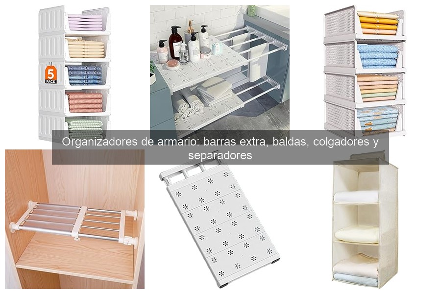 Organizers de armario económicos: Mejores opciones de compra