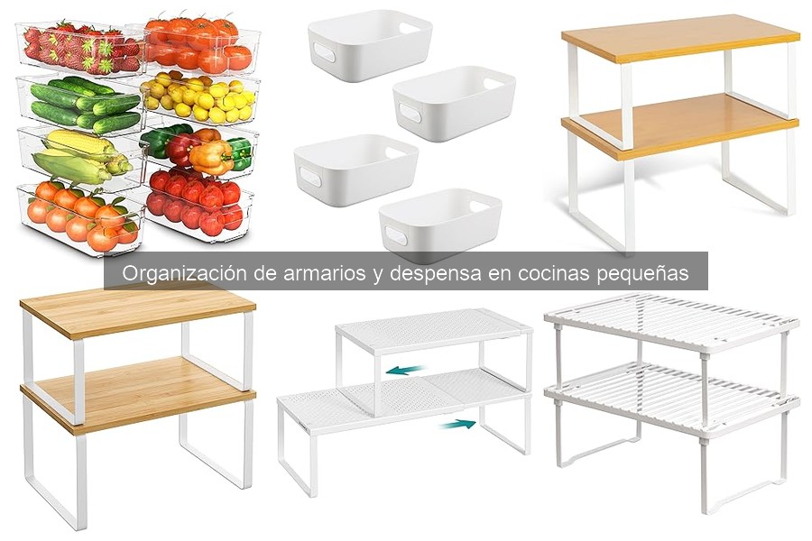 Organizers de armarios y despensa: Mejora tu cocina pequeña