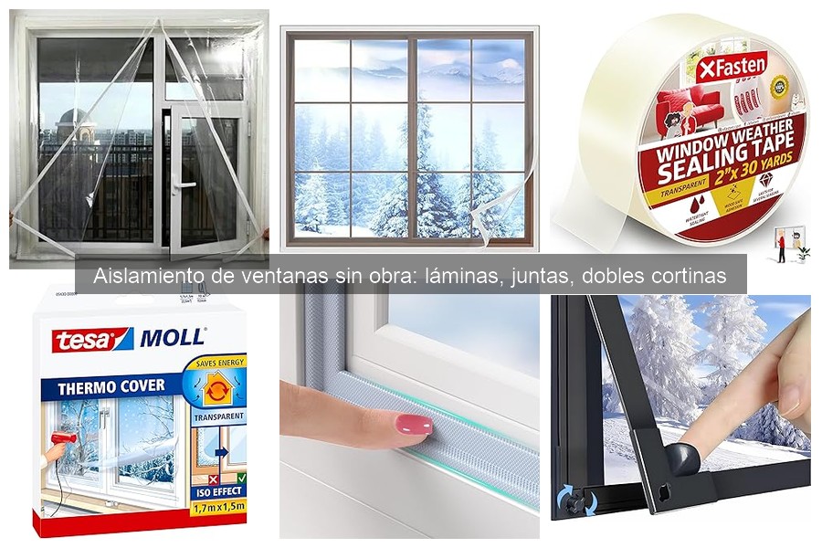 Precios de láminas y juntas de aislamiento de ventanas