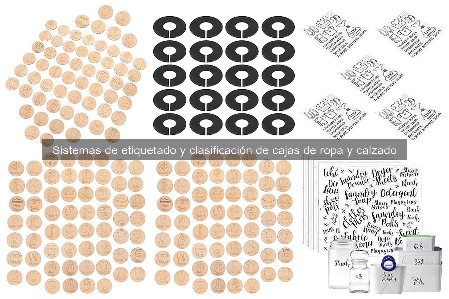 Precios de sistemas de etiquetado para cajas de ropa y calzado