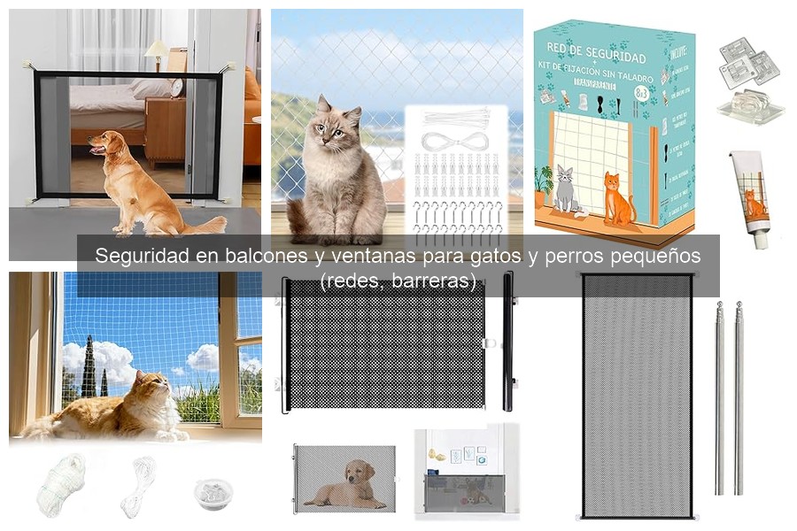 Preguntas frecuentes sobre redes de seguridad para gatos y perros