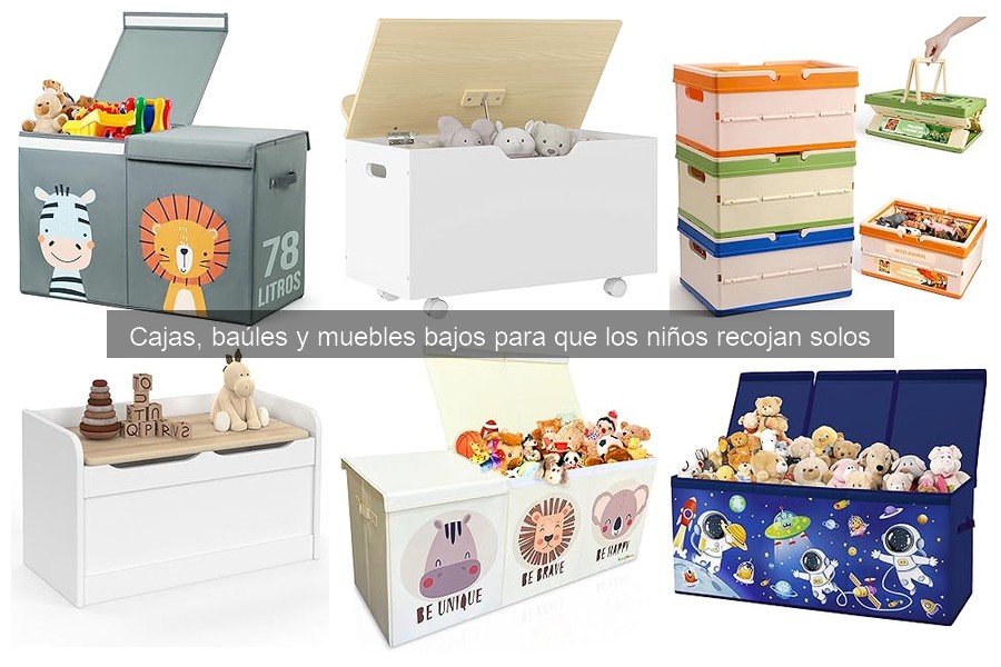 Problemas comunes al usar baúles para juguetes en casa