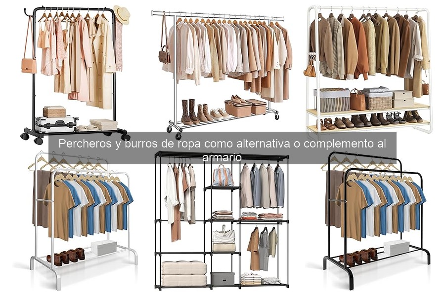 Problemas comunes al usar percheros y burros de ropa