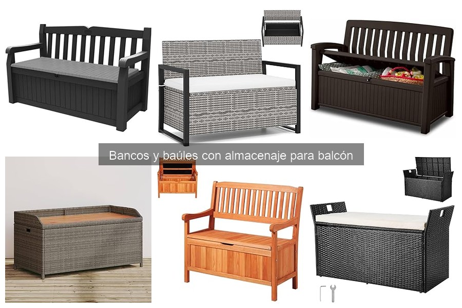 Problemas comunes con bancos y baúles en balcones