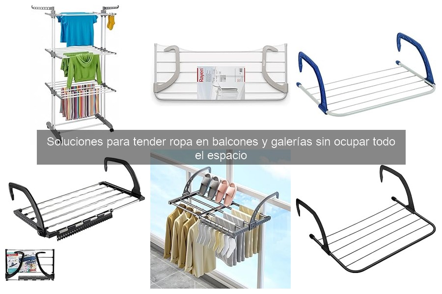** Problemas comunes con tendederos de balcón y soluciones prácticas