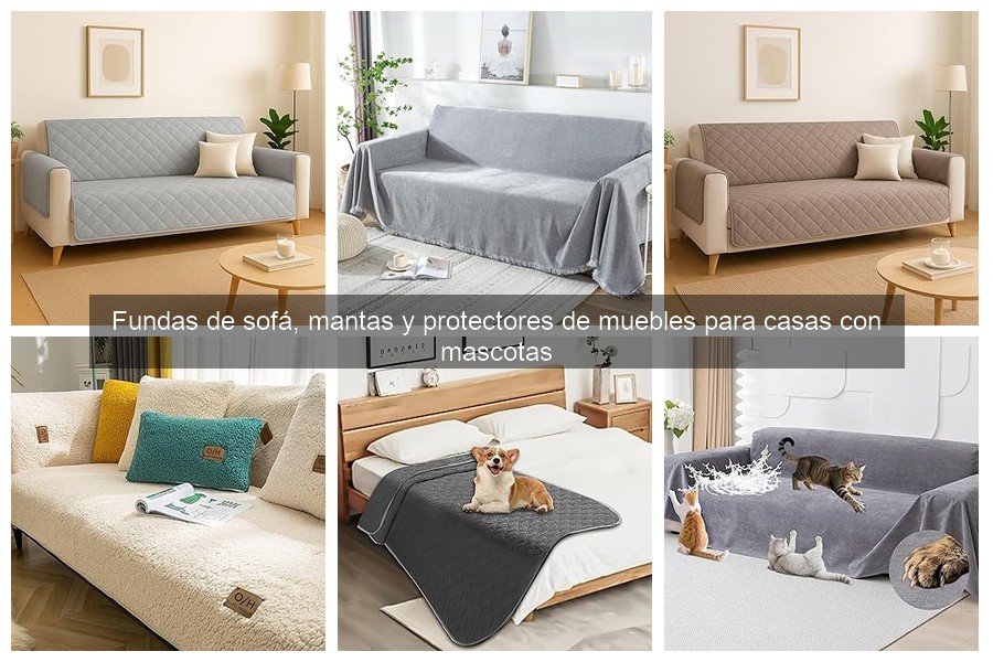 Protege tu sofá sin fundas: alternativas efectivas para mascotas
