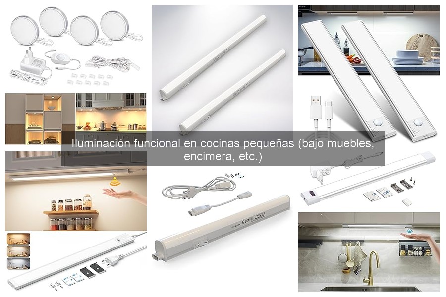 ¿Qué es la iluminación funcional para cocinas pequeñas?