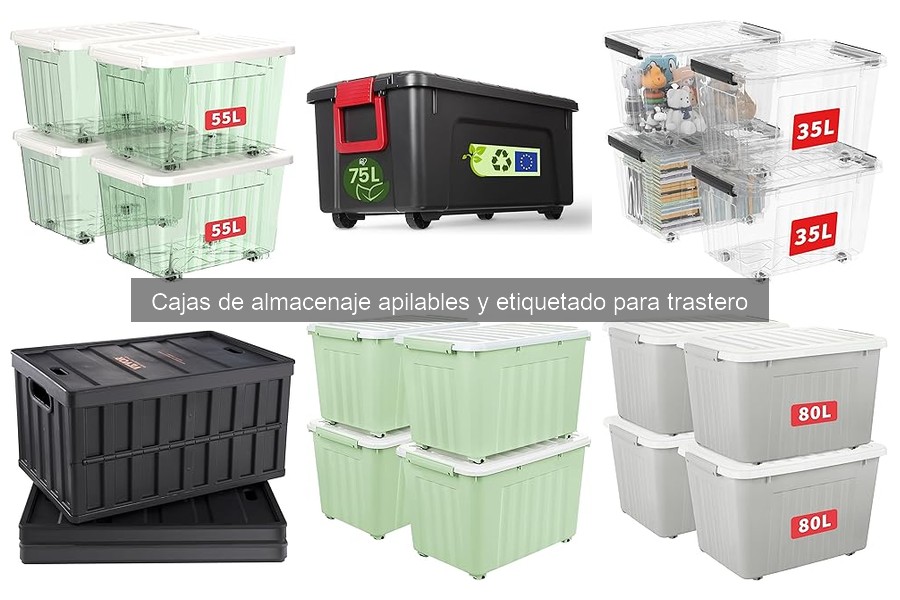 ¿Qué son las cajas de almacenaje apilables? Características y usos