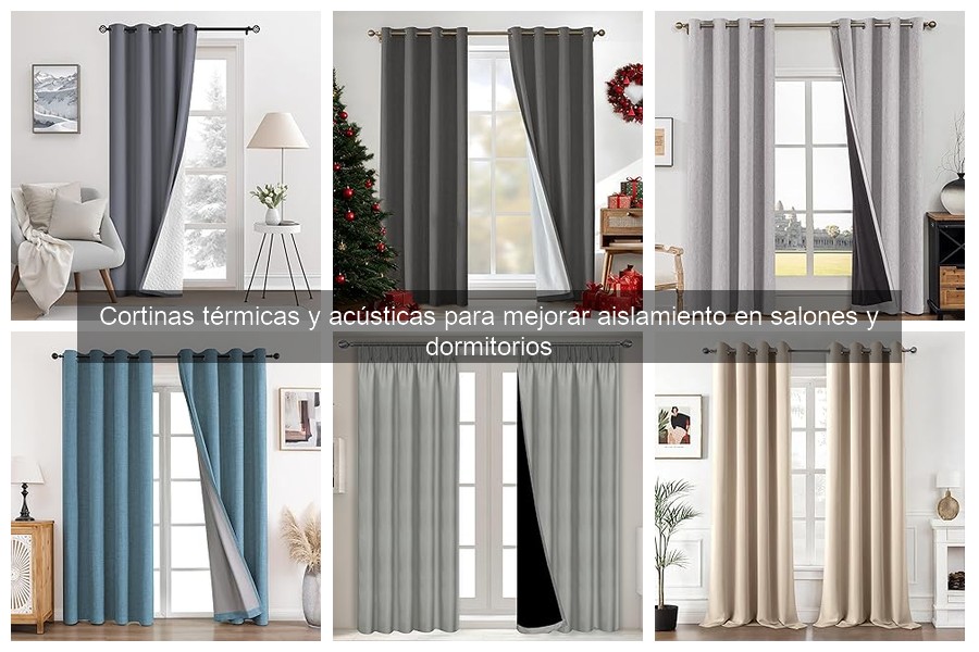 ¿Qué son las cortinas térmicas y acústicas? Beneficios y características