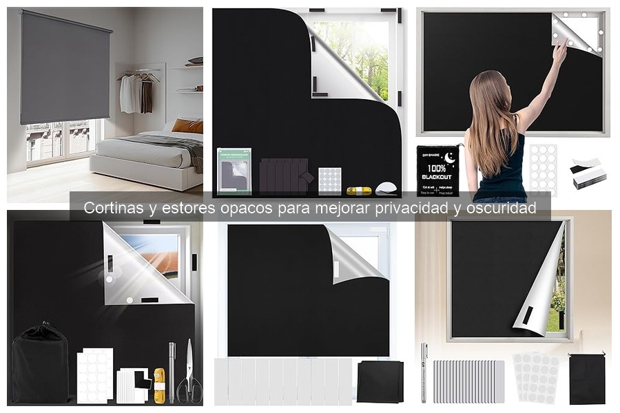 ¿Qué son las cortinas y estores opacos? Beneficios y características