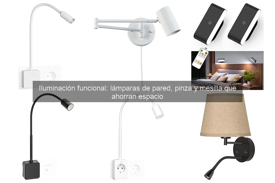 ¿Qué son las lámparas de pared funcionales? Descubre sus características