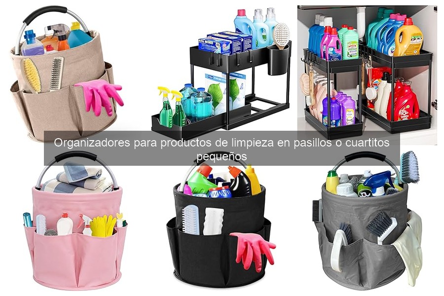 ¿Qué son los organizadores de productos de limpieza?