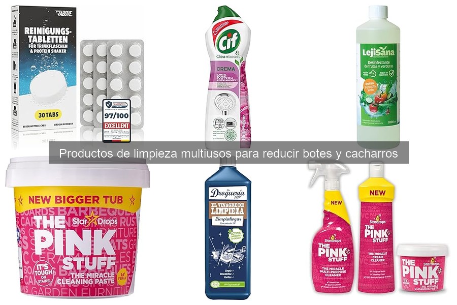 ¿Qué son los productos de limpieza multiusos? Descúbrelos aquí