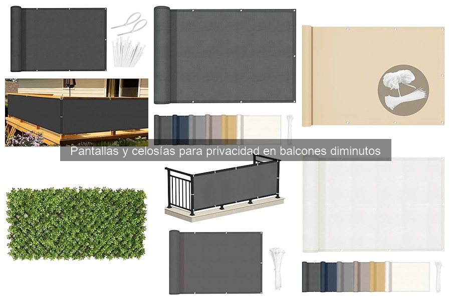 ¿Qué son pantallas y celosías para privacidad en balcones?