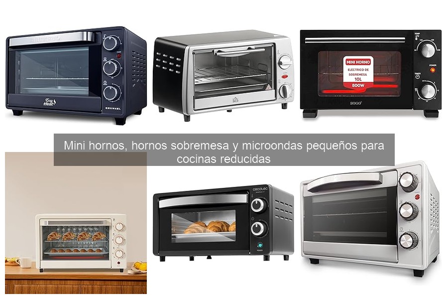 Recetas fáciles para mini hornos en cocinas pequeñas