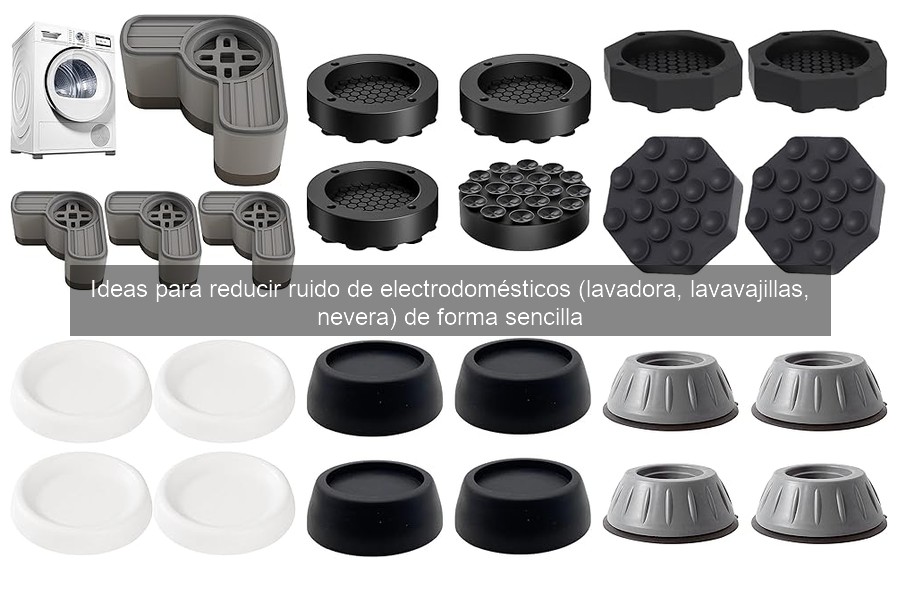 Reduce el ruido de electrodomésticos con estos accesorios