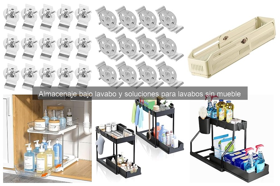 Reutiliza organizadores antiguos bajo lavabo: Ideas creativas