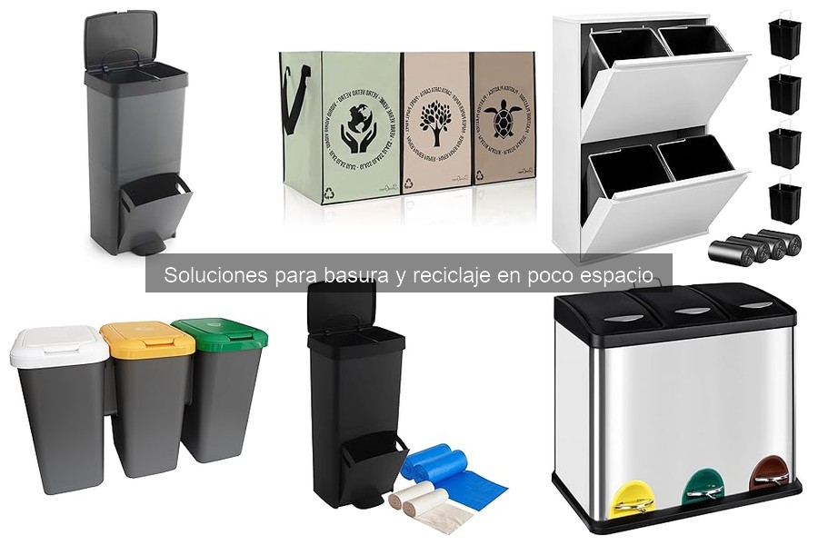 Soluciones de reciclaje efectivas para espacios reducidos