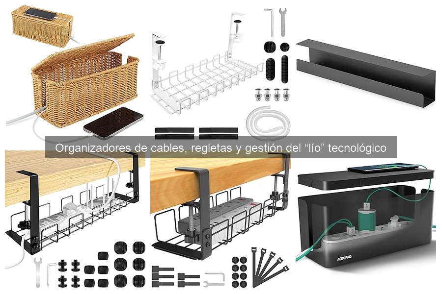 Soluciones Efectivas para el Desorden de Cables en la Oficina