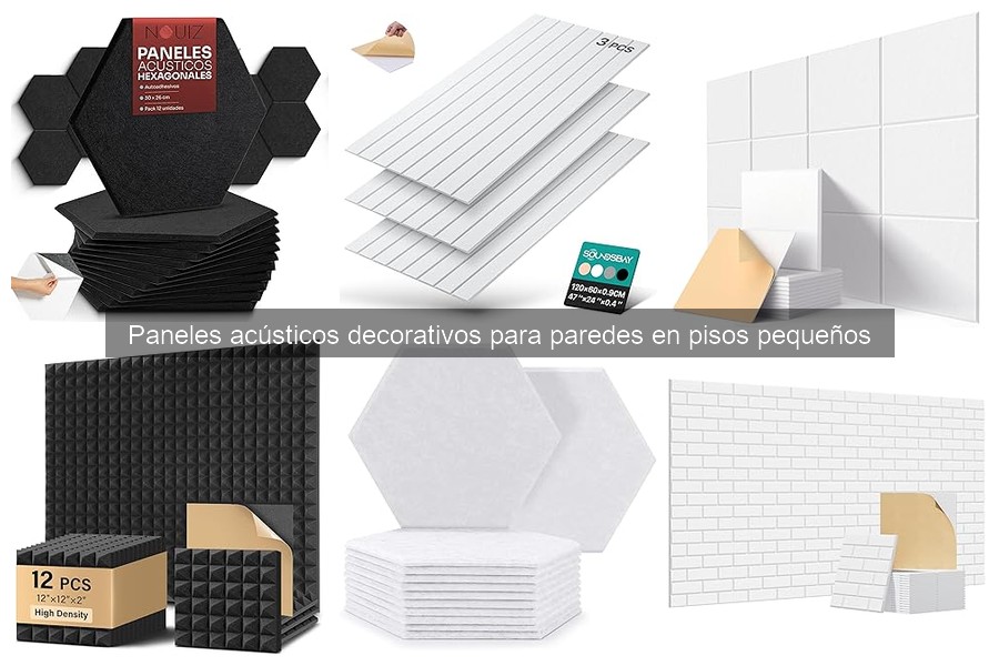 ¿Son necesarios los paneles acústicos en pisos pequeños?