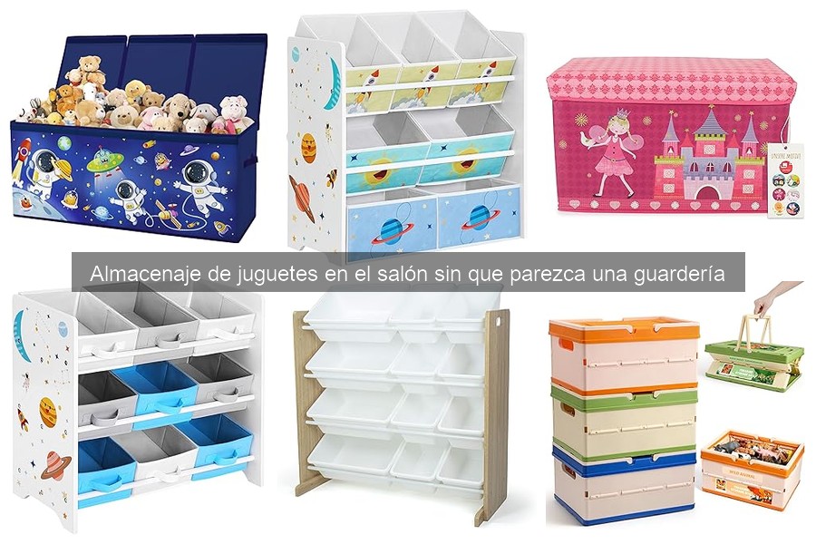 Tendencias en organizadores de juguetes para un salón moderno