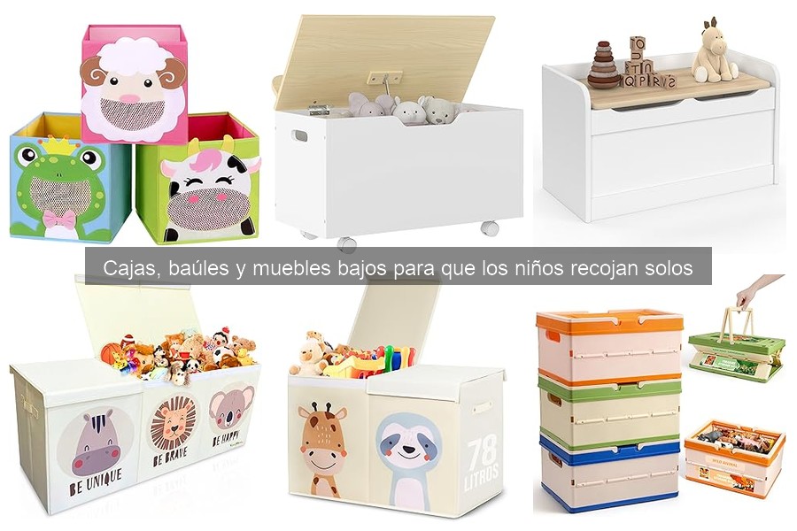 Tipos de cajas de almacenamiento para juguetes en casa
