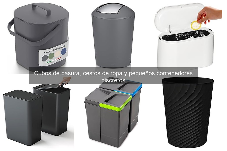 Tipos de cubos de basura: guía completa para espacios pequeños