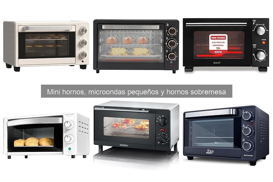 Tipos de microondas pequeños: guía completa para elegir