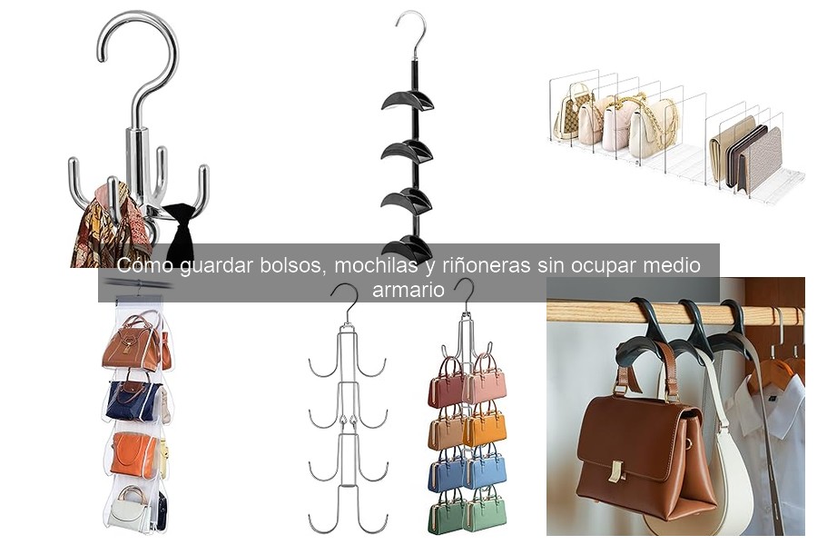 Tipos de organizadores para bolsos que ahorran espacio