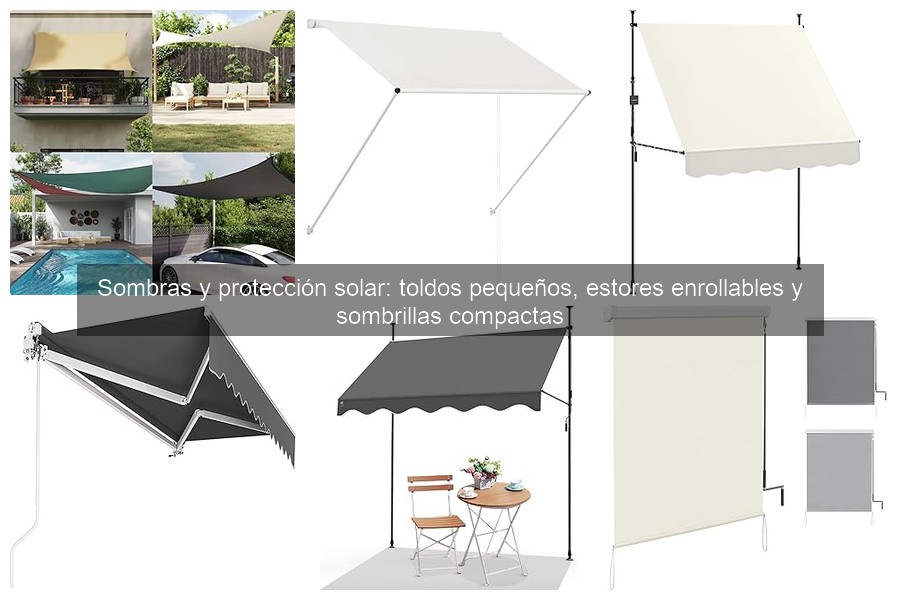 Tipos de toldos pequeños para balcones y terrazas